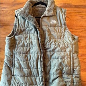 The North Face Sage Green Quilted Vest